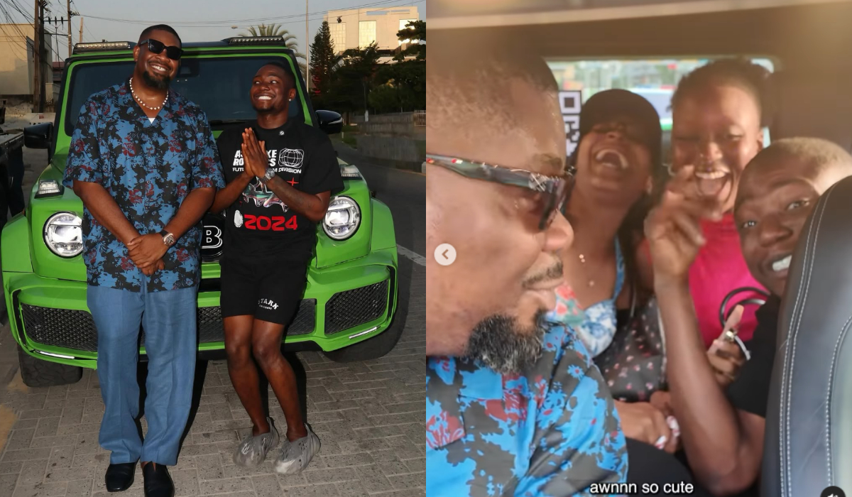 Video of Don Jazzy and Shank Acting As Cab Drivers Goes Viral, Baba J Gifts Two Ladies $2K