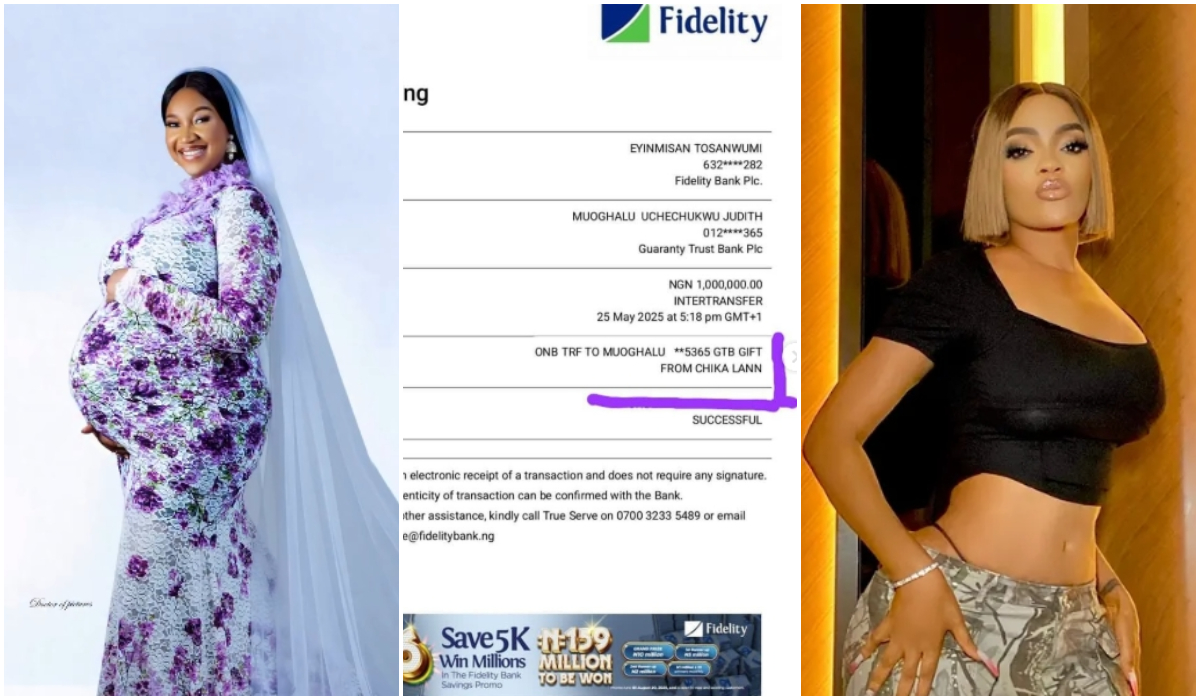 Judy Austin overwhelmed as Chika Lann Gifts Her Newborn Baby ₦1m