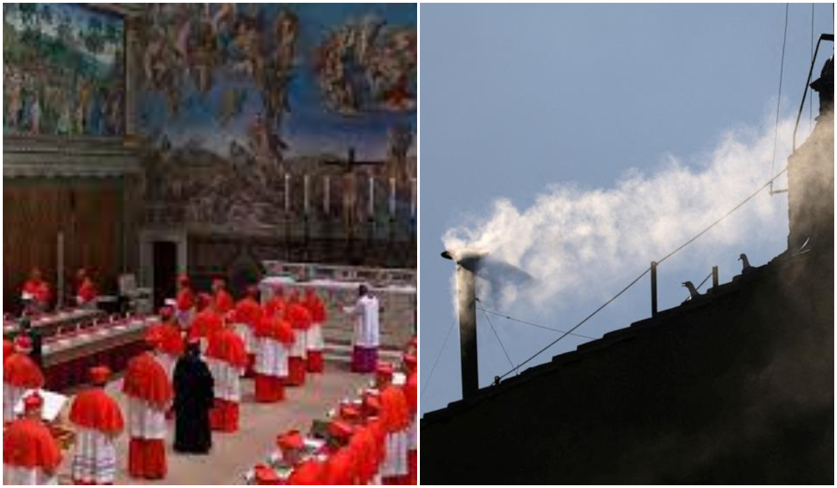 Just In: White Smoke Over Sistine Chapel As New Pope Chosen