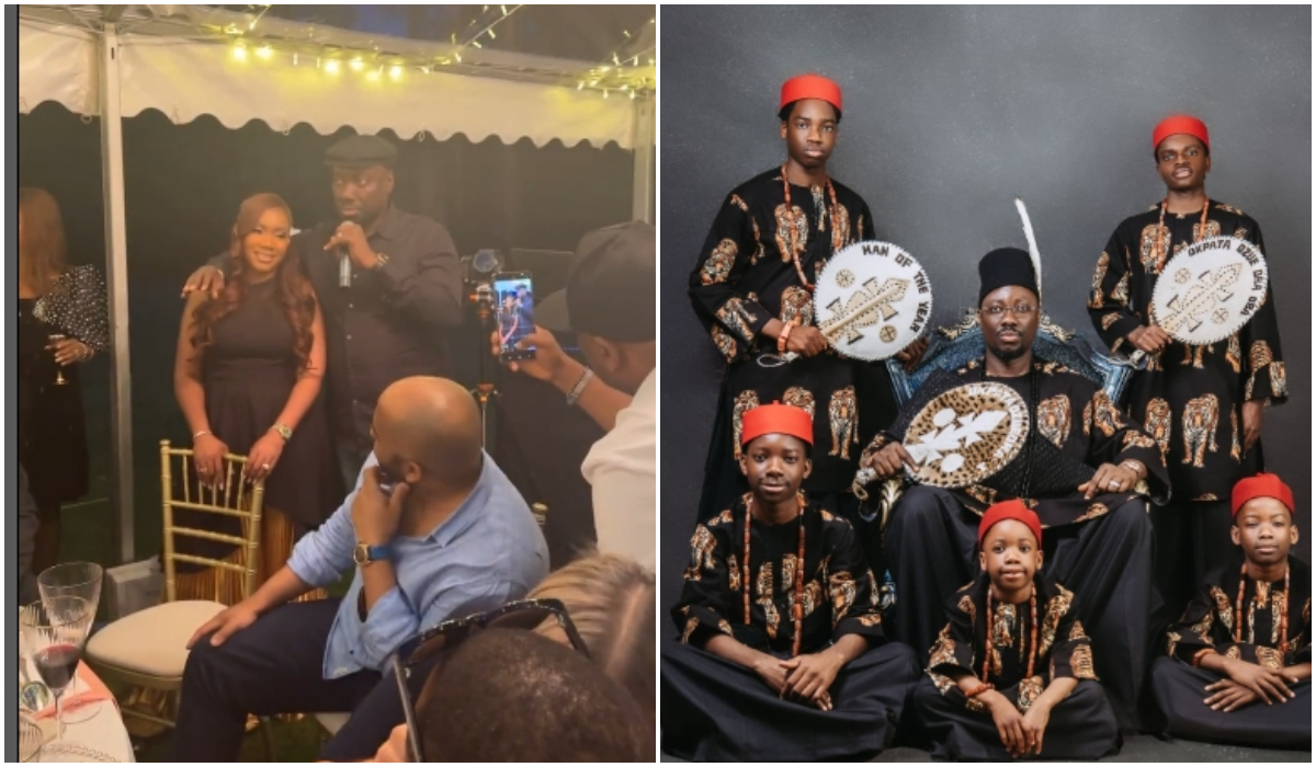 Obi Cubana Challenges Sons To Academic Excellence After Wife Bags Master’s Degree With Distinction