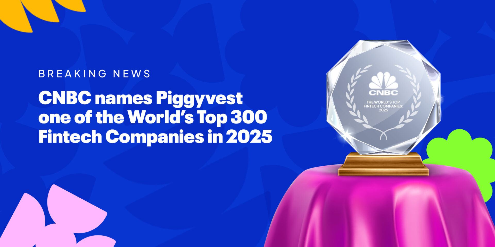 Piggyvest makes it to CNBC's Top 250 Olori Supergal