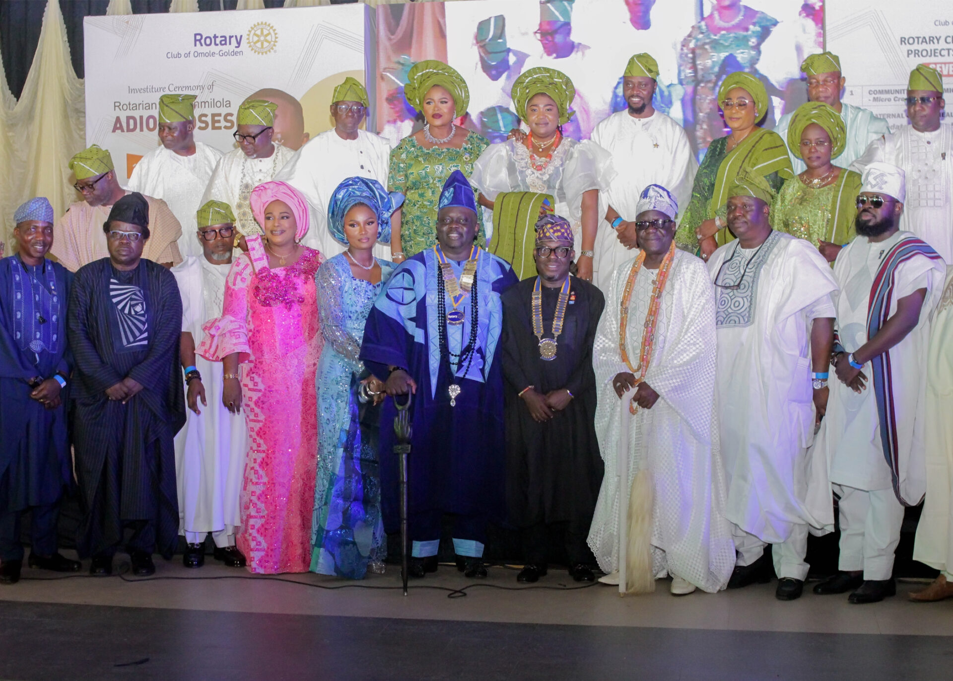 Rotary Club Of Omole Golden Holds 22nd Investiture And Fundraising Ceremony