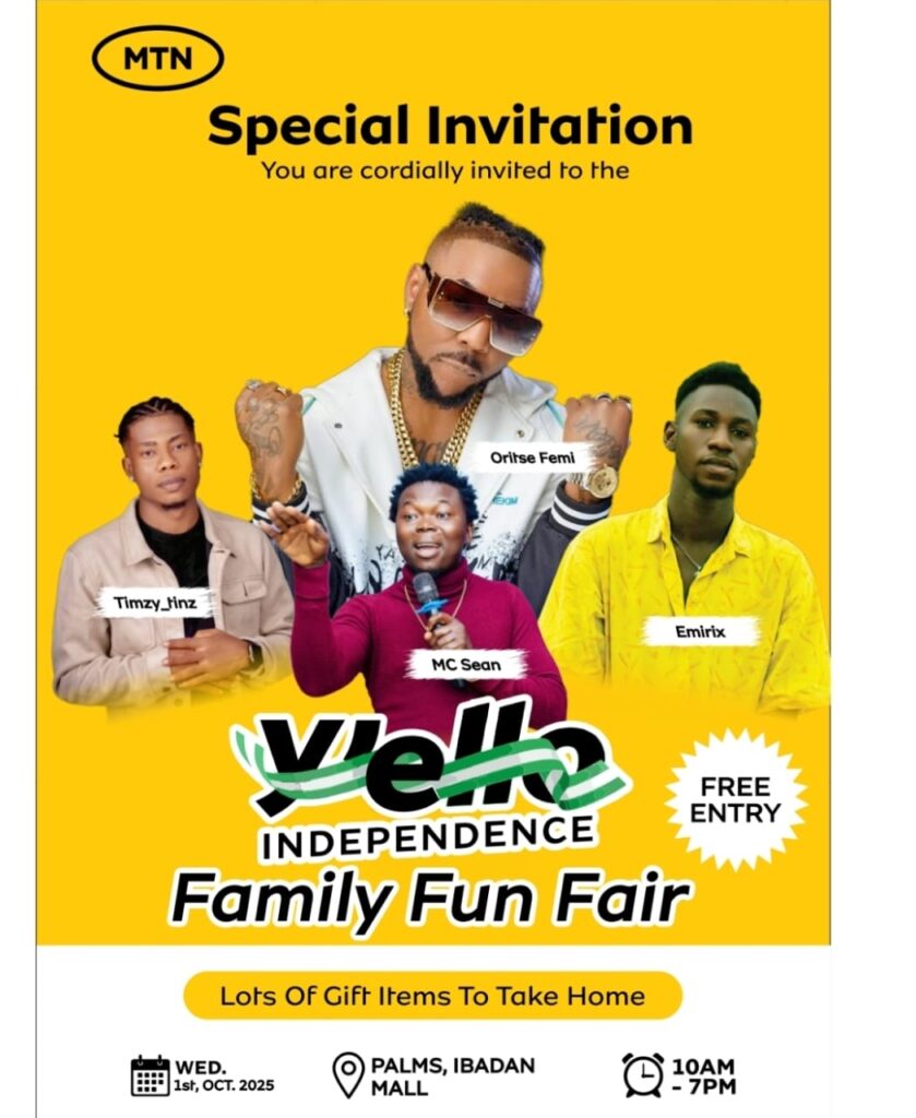 MTN Set to Light Up Independence Day with Music, Movies, and Giveaways- OLORISUPERGAL MEDIA 
