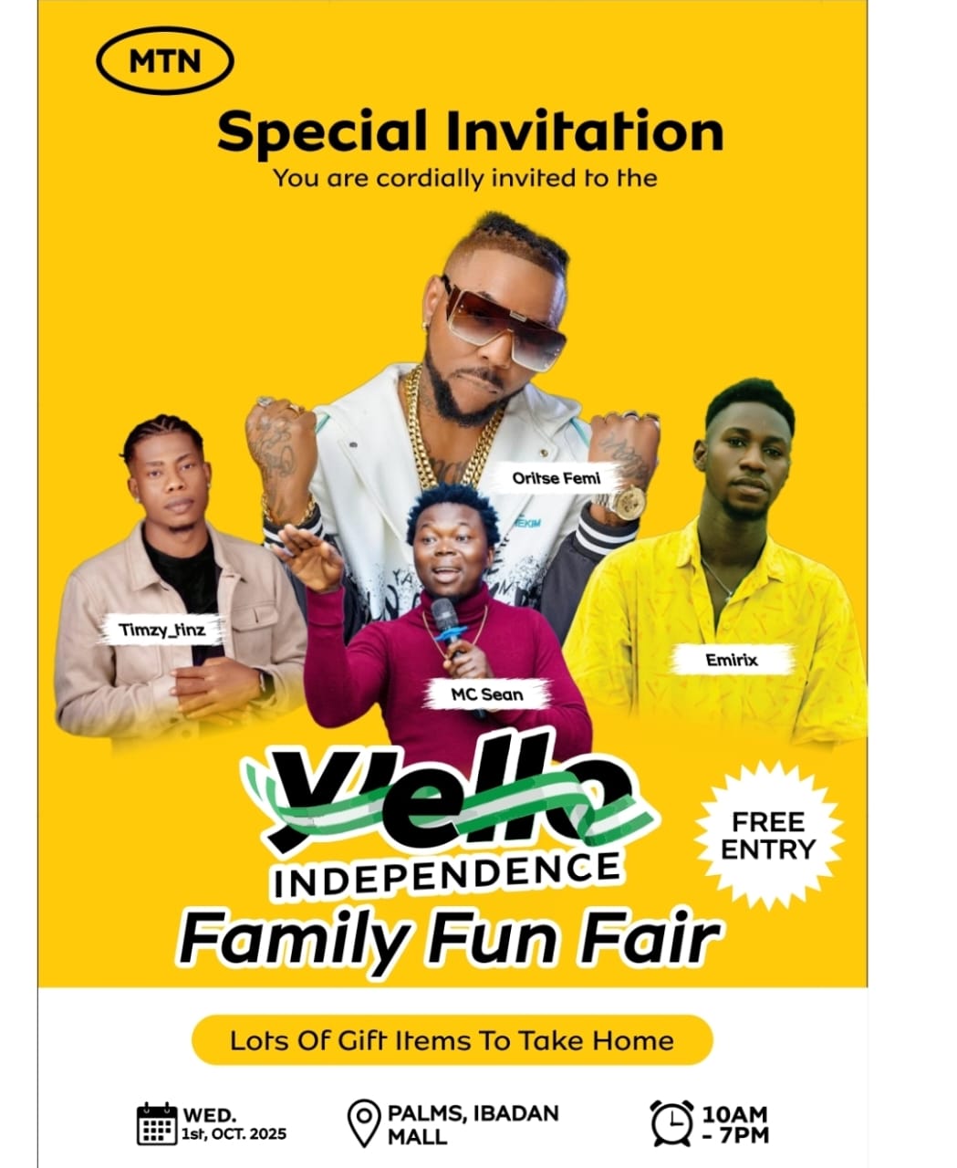 MTN Set to Light Up Independence Day with Music, Movies, and Giveaways- OLORISUPERGAL MEDIA