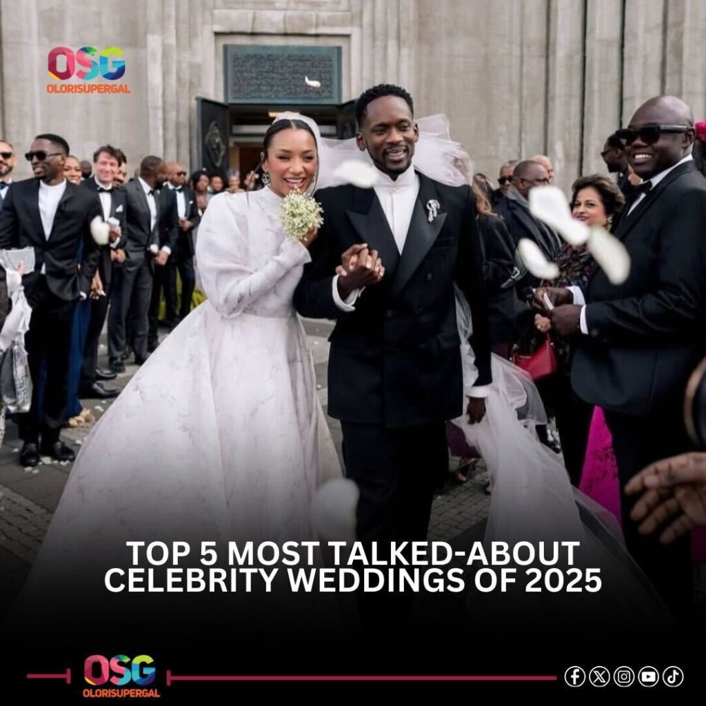 Top 5 Most Talked-About Celebrity Weddings of 2025-OLORISUPERGAL MEDIA