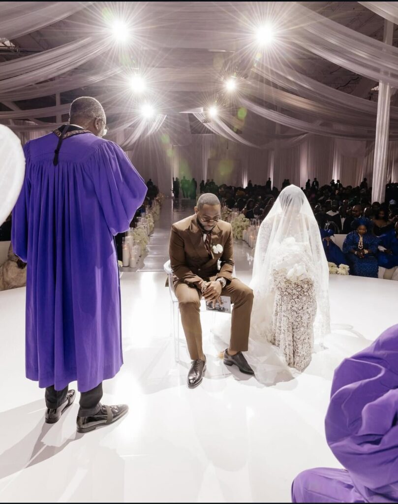 Chioma and Davido Celebrate One-Month Anniversary of Their White Wedding-OLORISUPERGAL MEDIA
