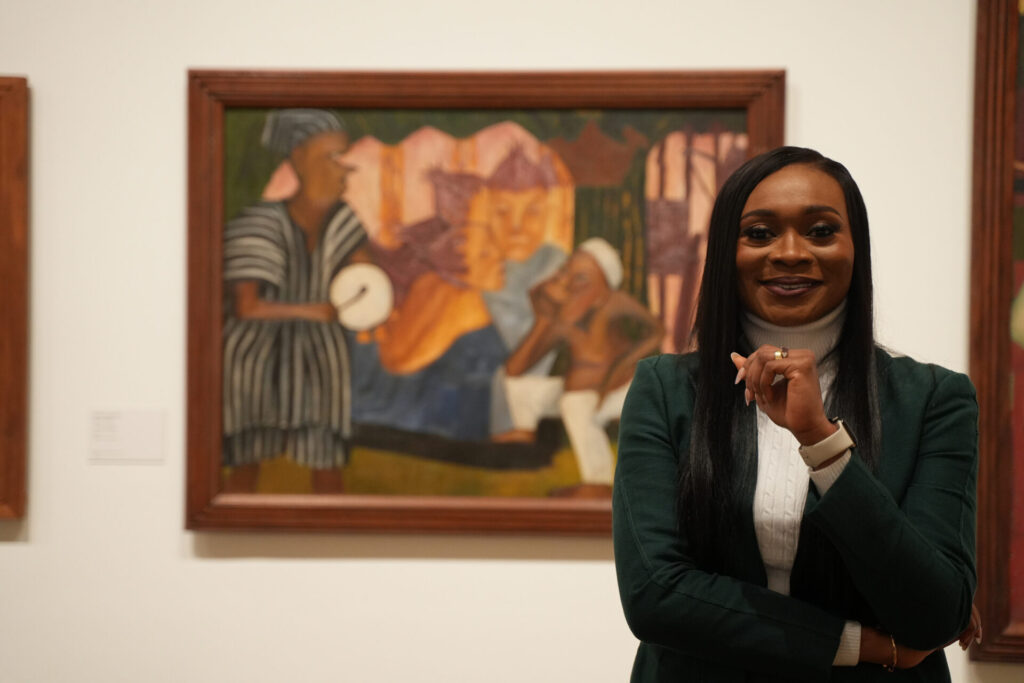 Ngozi Akinyele at the opening of Nigerian Modernism, Tate Modern, London-OLORISUPERGQAL MEDIA