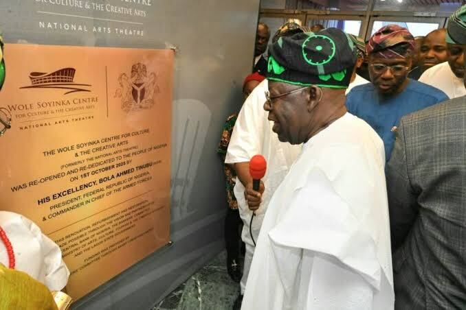 Tinubu Recommissions National Theatre, Honors Soyinka in Grand Relaunch- OLORISUPERGAL MEDIA 
