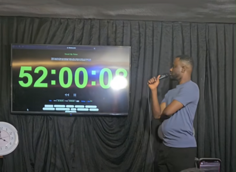 Nigerian Comedian DeeOne Completes 52-Hour Stand-Up Comedy Record Attempt- OLORISUPERGAL MEDIA