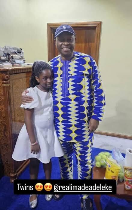 Davido Melts Hearts as He Shows Off Imade’s Striking Resemblance to Her Grandpa-OLORISUPERGAL MEDIA 
