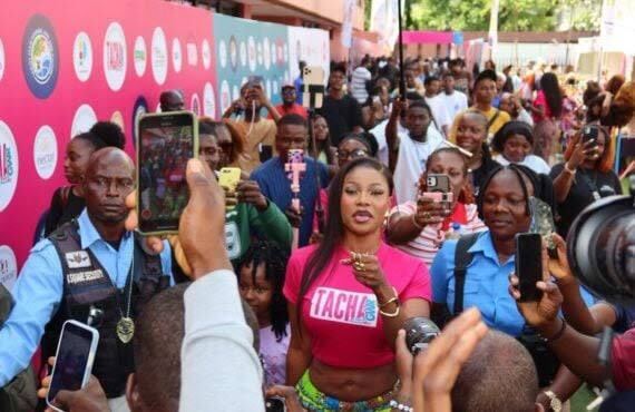 Tacha Breaks Record: 145 Makeovers in 24 Hours at Guinness Attempt-OLORISUPERGAL MEDIA