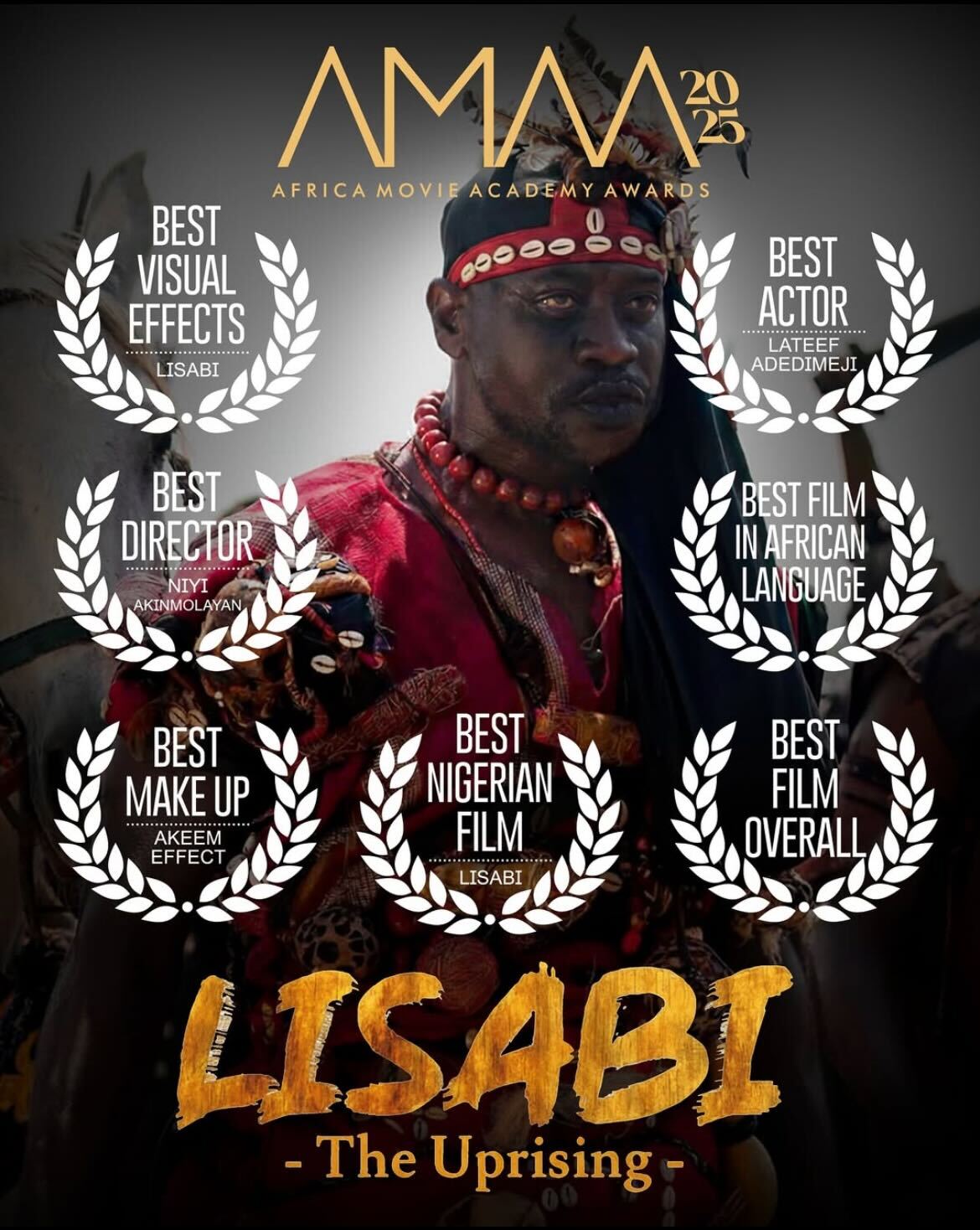 Lisabi: The Uprising Bags Seven Nominations at 2025 AMAA Awards-OLORISUPERGAL MEDIA