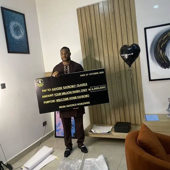 Fans Surprise BBNaija Star Kaybobo with ₦4 Million, iPhone 17 Pro Max & 4-Bedroom Lekki Duplex-OLORISUPERGAL MEDIA