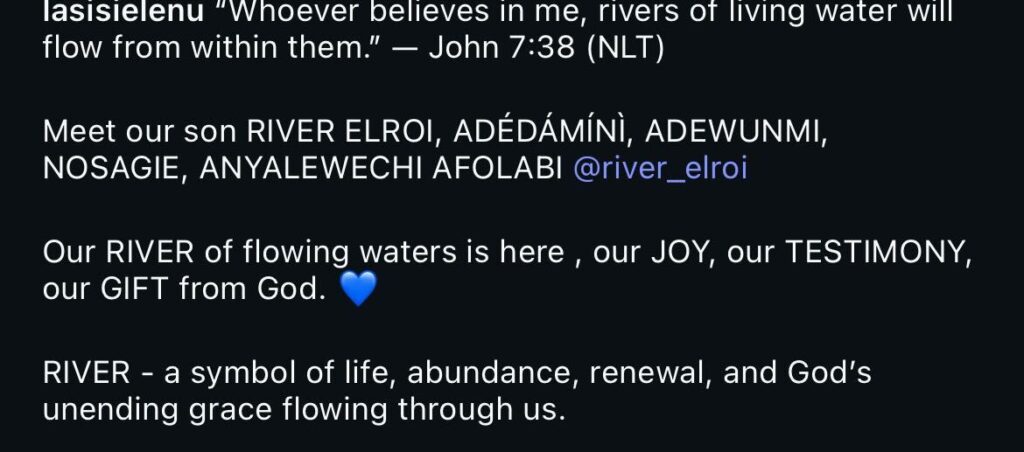Comedian Lasisi Elenu and Wife Welcome Baby Boy Named River Elroi-OLORISUPERGAL MEDIA