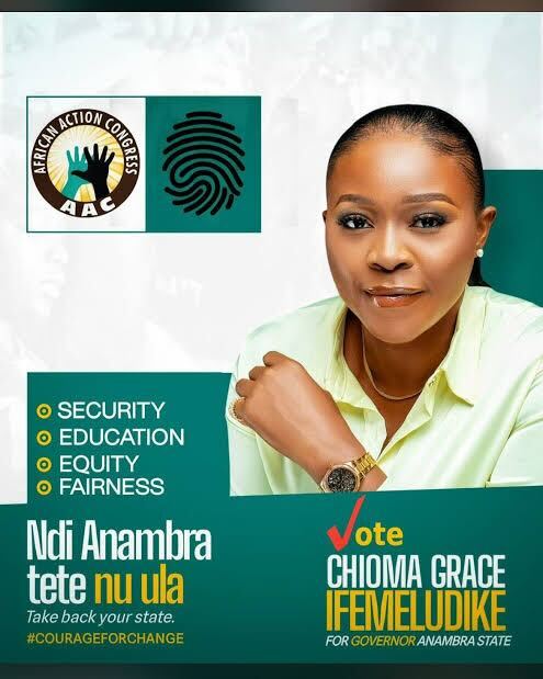 Nollywood Actress Chioma Ifemeludike Officially Enters Anambra Governorship Race Under AAC
