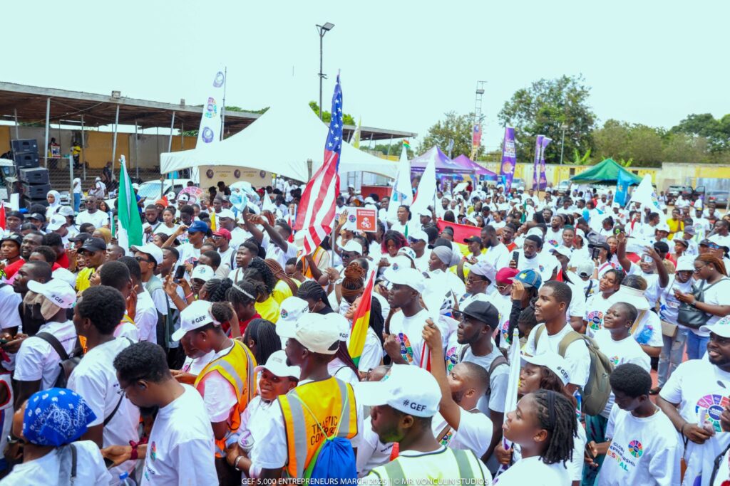 5,000 Entrepreneurs' March in Accra Draws Thousands Ahead of GEF 2025-OLORISUPERGAL MEDIA