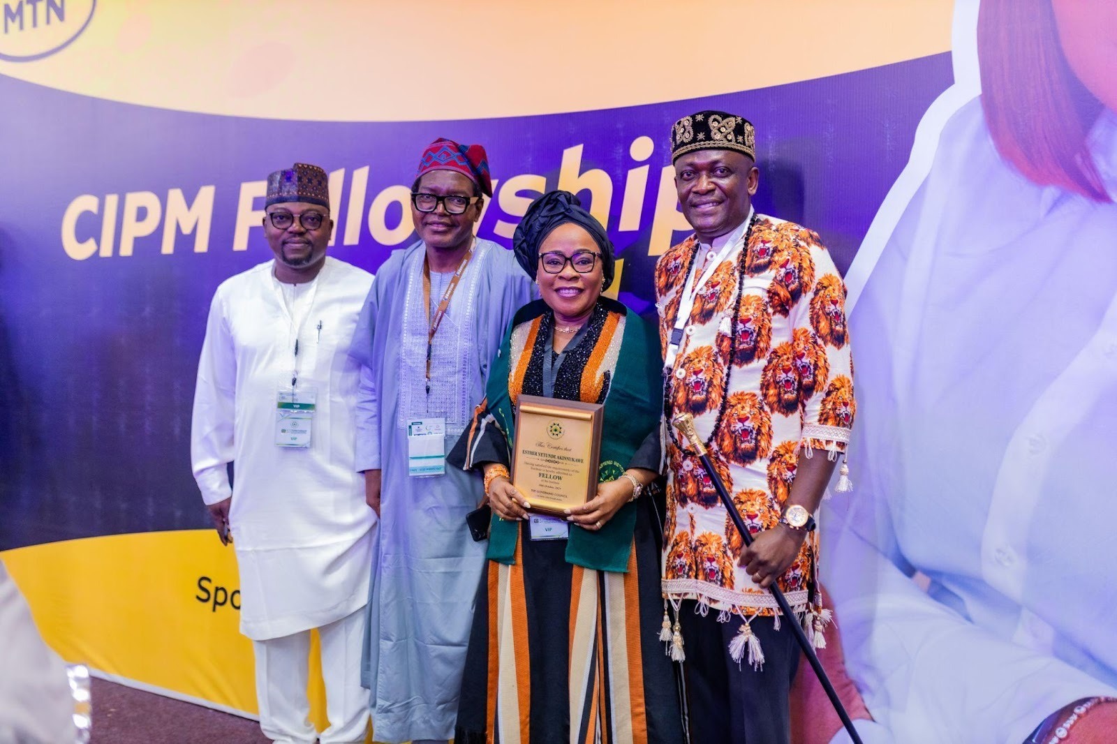 MTN Nigeria Celebrates Esther Akinnukawe’s CIPM Fellowship and a Culture of Inclusion
