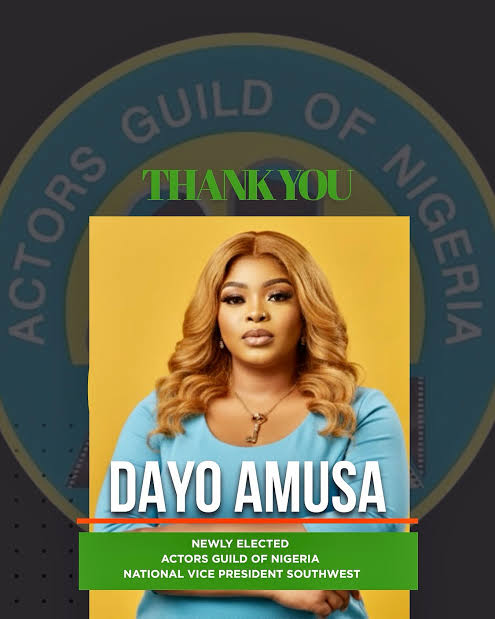 Dayo Amusa Elected as National Vice President of Actors Guild of Nigeria- OLORISUPERGAL MEDIA 
