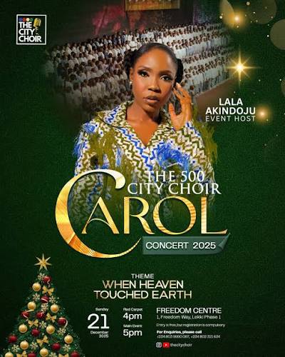 Two days to City Choir Carol in Lagos - OloriSuperGal