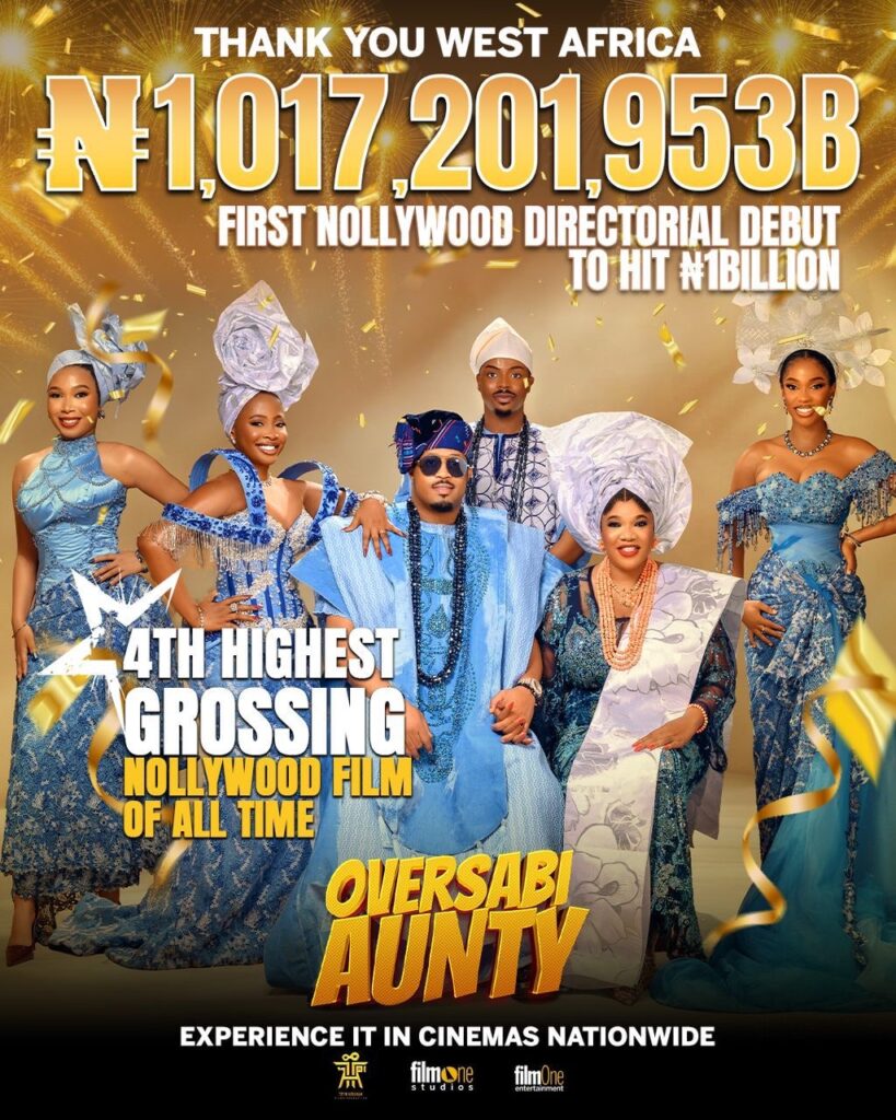 Toyin Abraham’s OverSabi Aunty Crosses ₦1 Billion, Sets New Nollywood Box Office Record - OLORISUPERGAL MEDIA 
