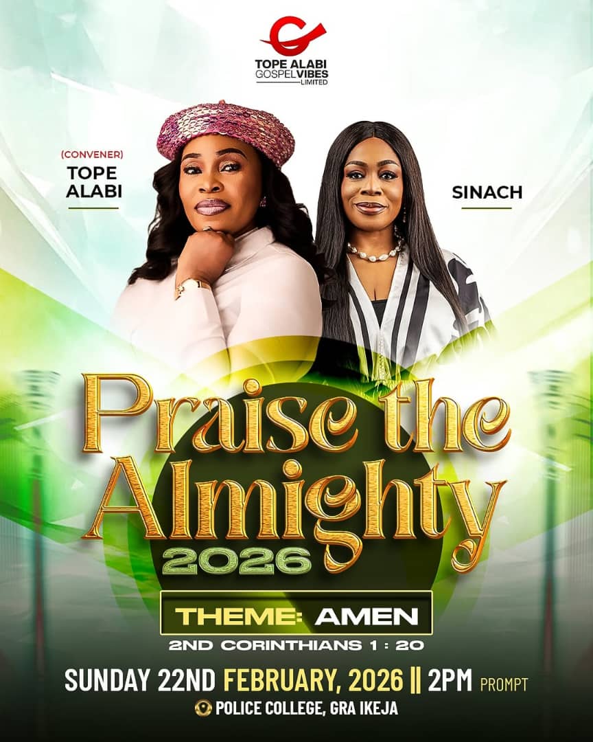 Tope Alabi to Host “Praise the Almighty” Concert in Lagos - Olorisupergal