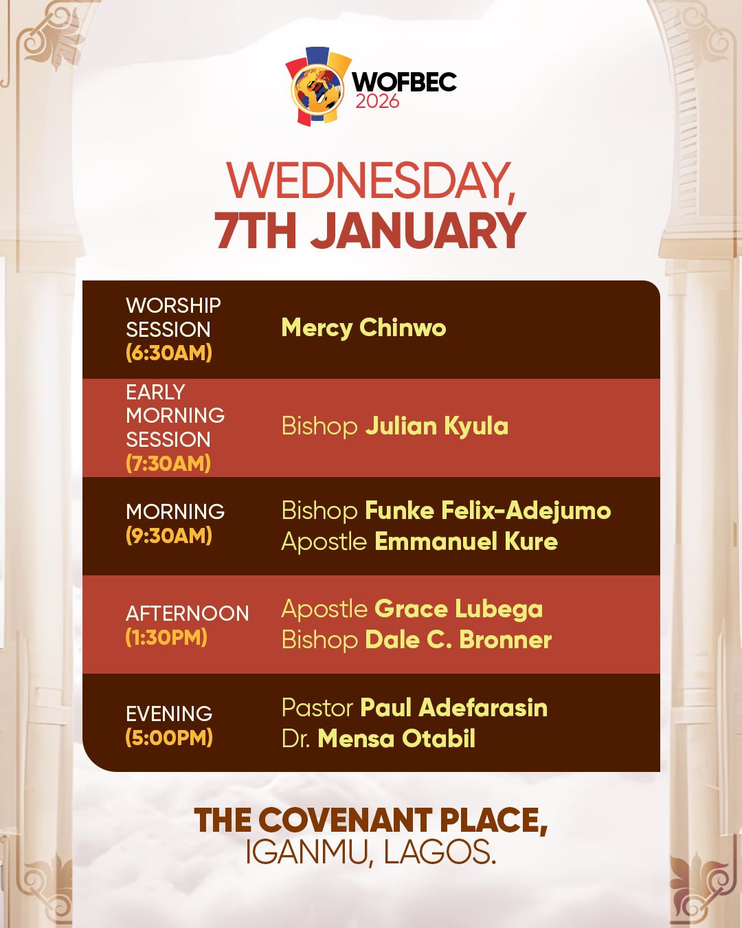 WOFBEC Today: Mercy Chinwo, Paul Adefarasin, Mensah Otabil & Global Ministers Take the Altar - Olorisupergal