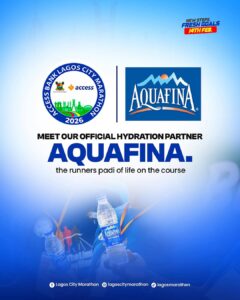 Aquafina Confirmed as Official Hydration Partner for 2026 Access Bank Lagos City Marathon