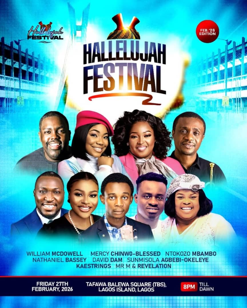 Nathaniel Bassey Reveals Sunmisola, Mercy Chinwo, Kaestrings, Others to Minister at Hallelujah Festival