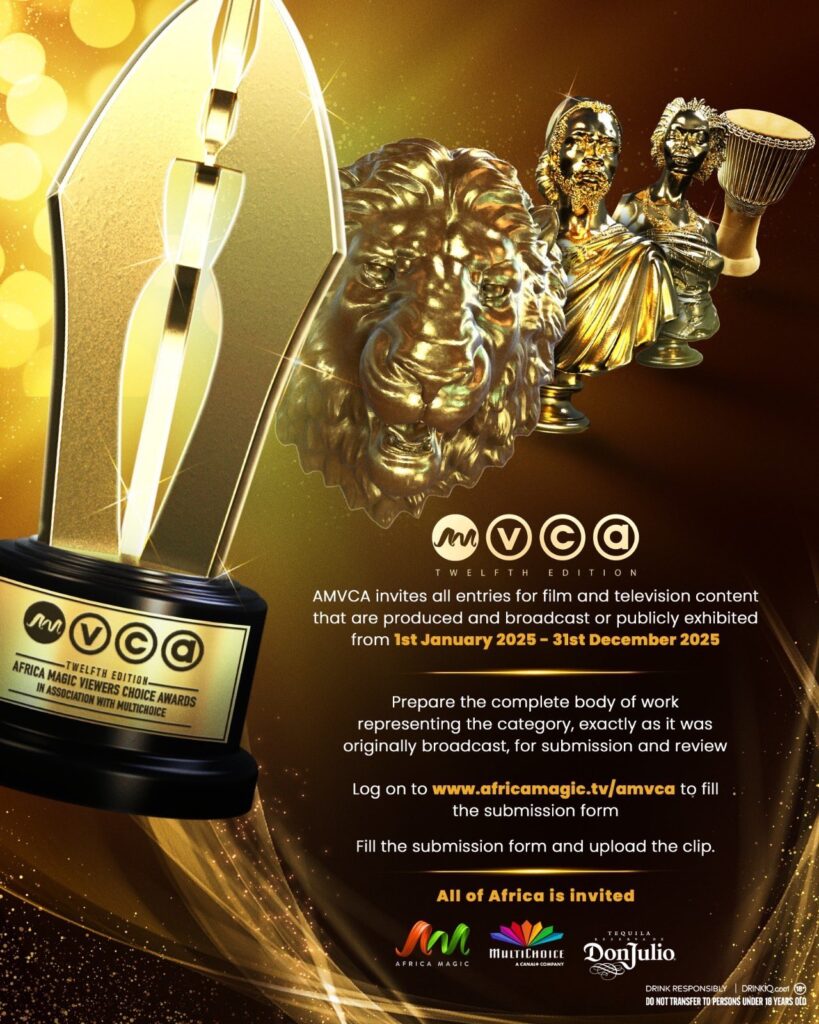 Africa Magic Opens Call for Entries for the 12th Africa Magic Viewers’ Choice Awards (AMVCA) - OLORISUPERGAL MEDIA 
