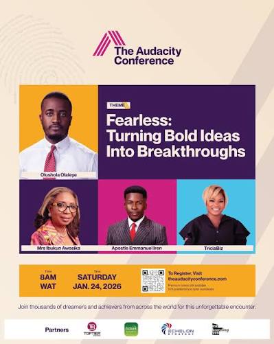 Olushola Olaleye Leads Positioning For Profit and Hosts Audacity Conference 2026 - OLORISUPERGAL MEDIA 
