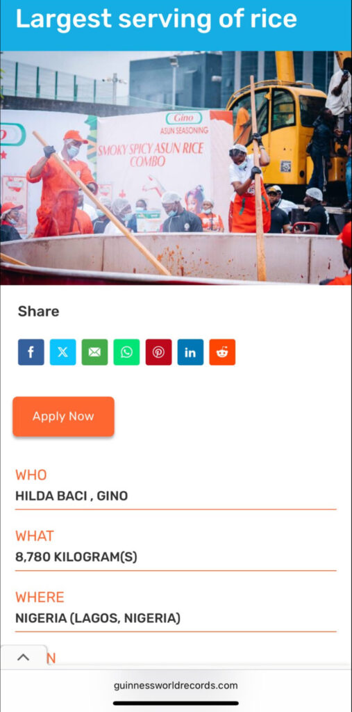 Nigerians Celebrates Hilda Baci After Announcing She Won Two Guinness World Records One Day- OLORISUPERGAL MEDIA 
