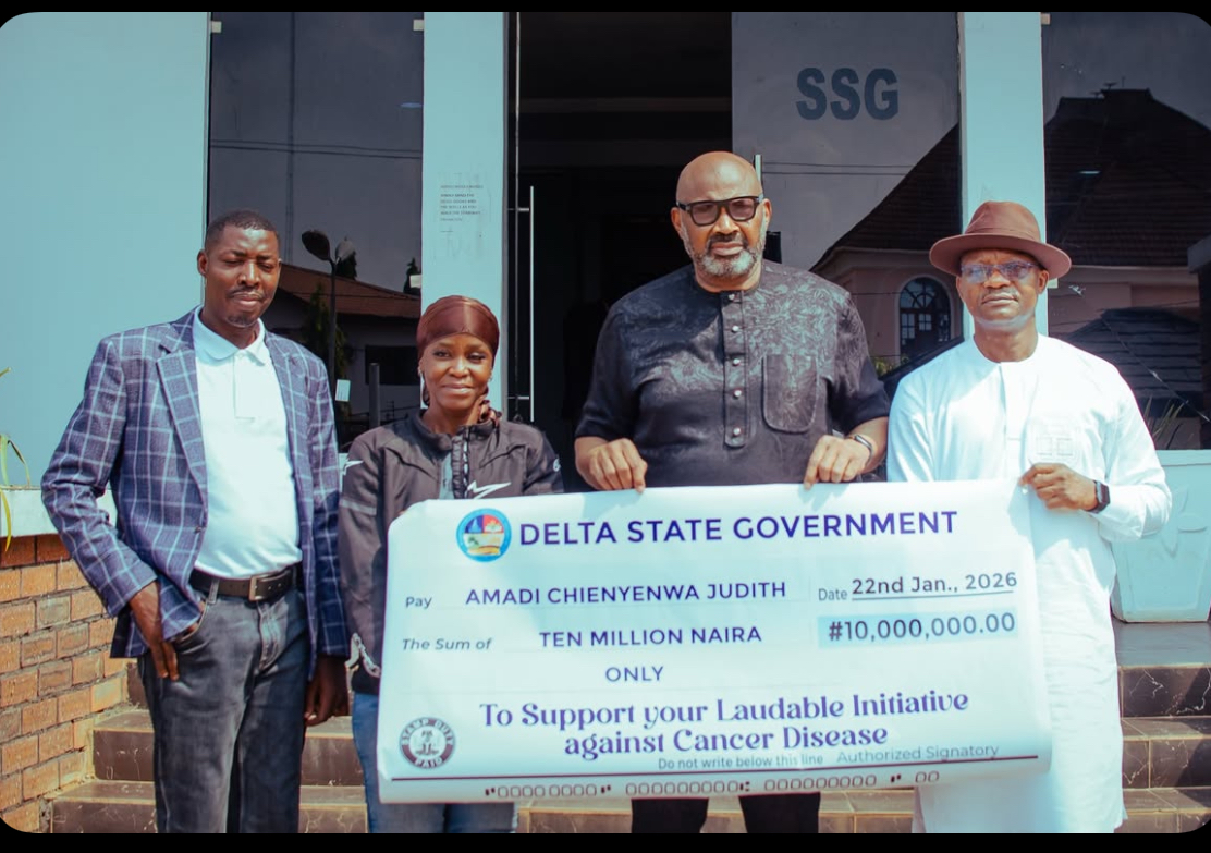 Delta Government Donates ₦10 Million to Support Cancer Advocacy ‘A Ride for Life’