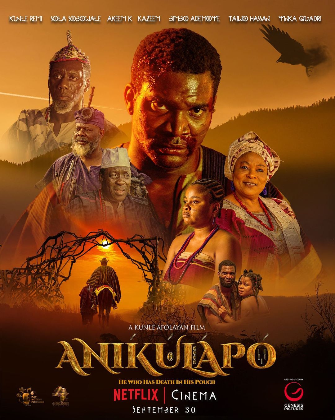 Kunle Afolayan Releases Aníkúlápó: The Ghoul Awakens Thriller, Premiering January 30, Netflix Nigeria