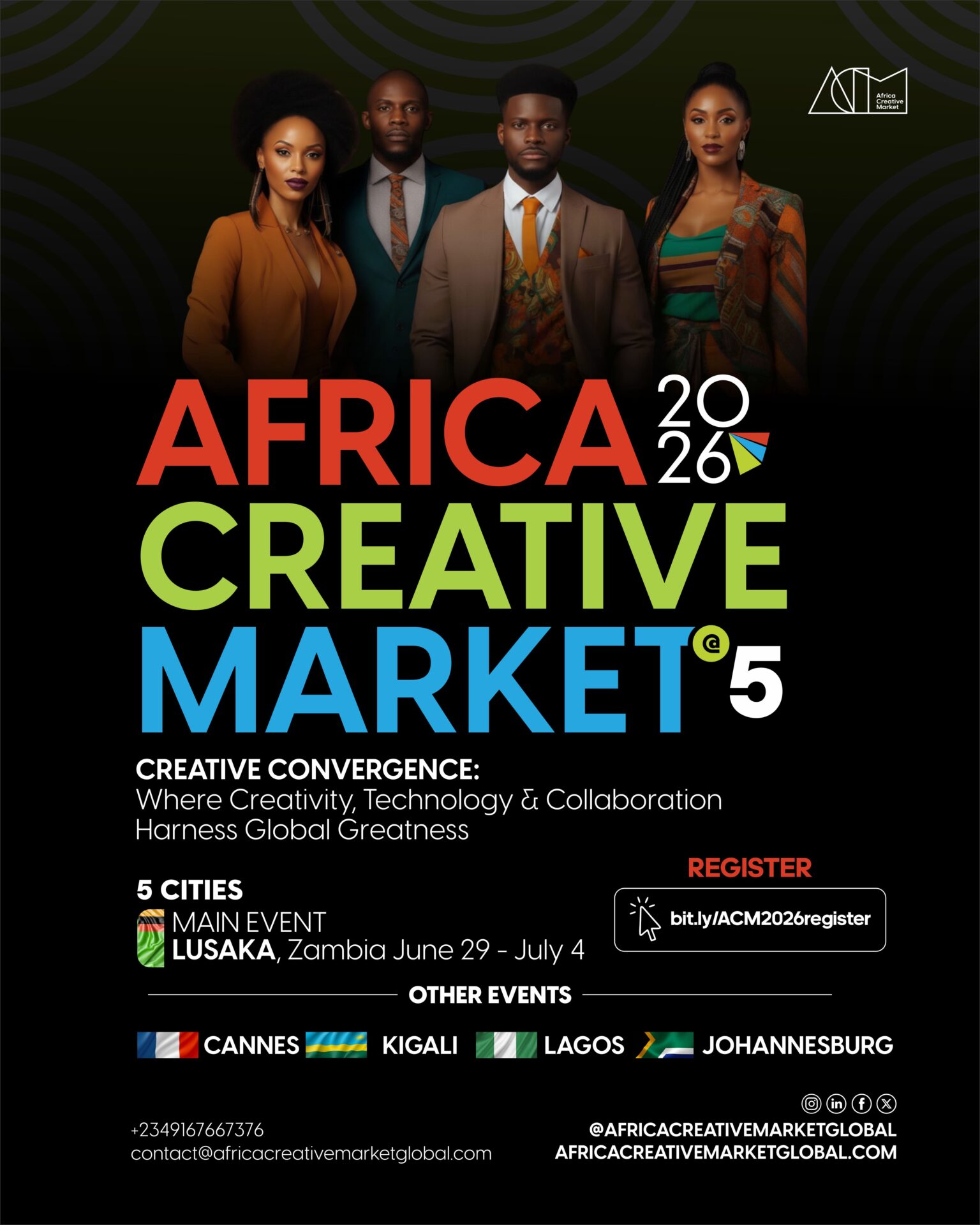 Africa Creative Market Turns Five: Five-City Global Activation, Zambia Named 2026 Host