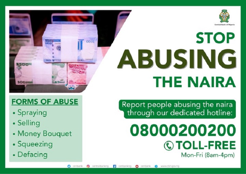 Before You Wrap That Naira Bouquet, See The CBN Warning On Naira Abuse - OLORISUPERGAL MEDIA 