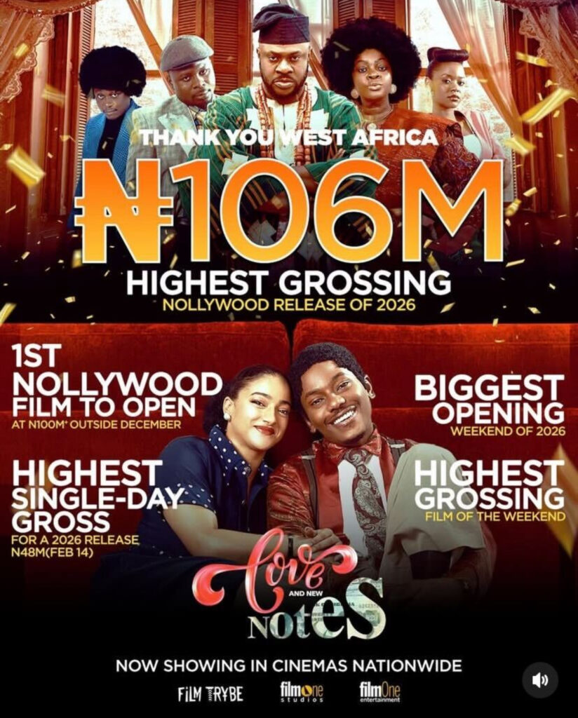 Timini Egbuson’s “Love and New Notes” Breaks Records With ₦106M Opening Weekend - OLORISUPERGAL MEDIA 