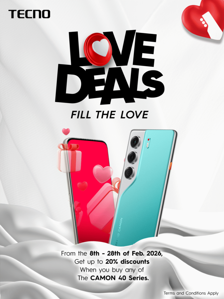 VALENTINE IS OVER BUT TECNO CAMON 40 CONTINUES TO PAIR PREMIUM PERFORMANCE WITH CASHBACKS ON EVERY PURCHASE - OLORISUPERGAL MEDIA 