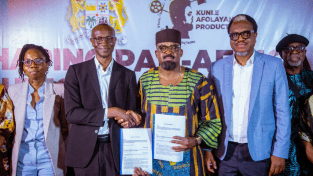 Kunle Afolayan Signs Historic Deal With Benin Republic To Build Film City, Co Produce Orisha Vodun Series - OLORISUPERGAL MEDIA
