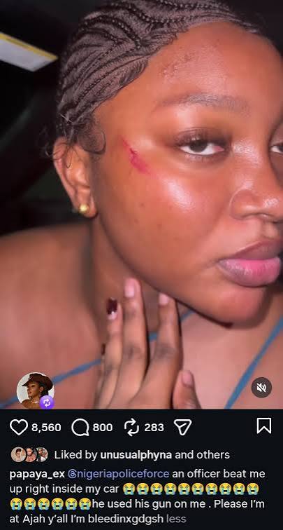 Papaya Ex Alleges Assault by Police in Ajah as Lagos Command Responds - OLORISUPERGAL MEDIA 