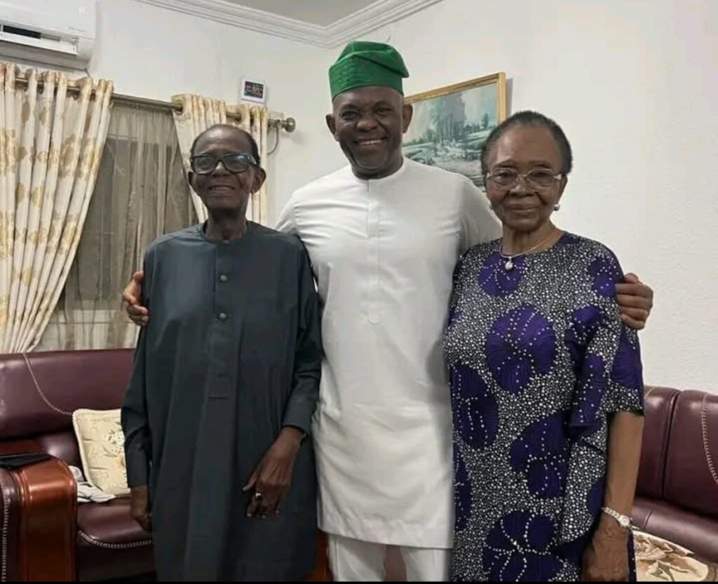 Tony Elumelu Announces Passing of Father-in-Law, Chief Israel C. Ogbue at 99 - OLORISUPERGAL MEDIA 