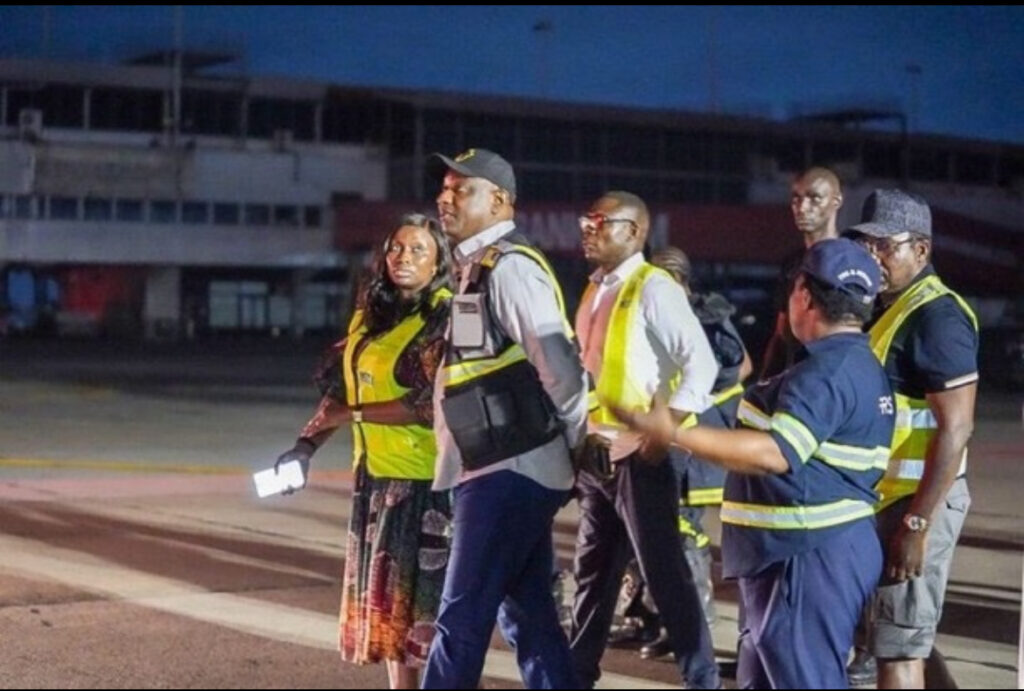 Festus Keyamo Visits Lagos After Fire Outbreak At MMIA Terminal 1 - OLORISUPERGAL MEDIA 