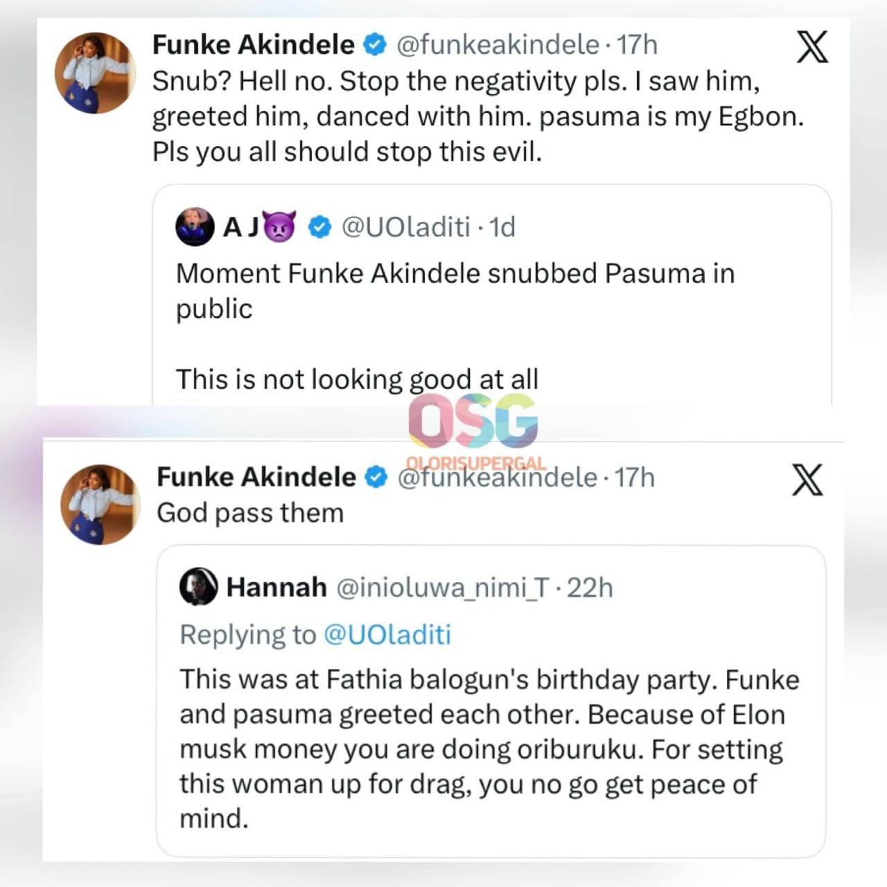 Funke Akindele Denies Snubbing Wasiu Alabi Pasuma, Calls Out “Negativity”