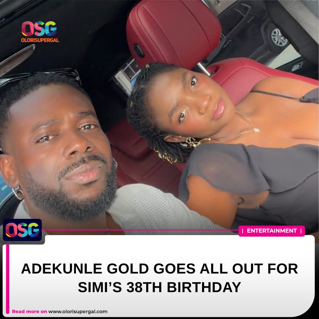 When your husband is Adekunle Gold, birthdays hit different :heart_