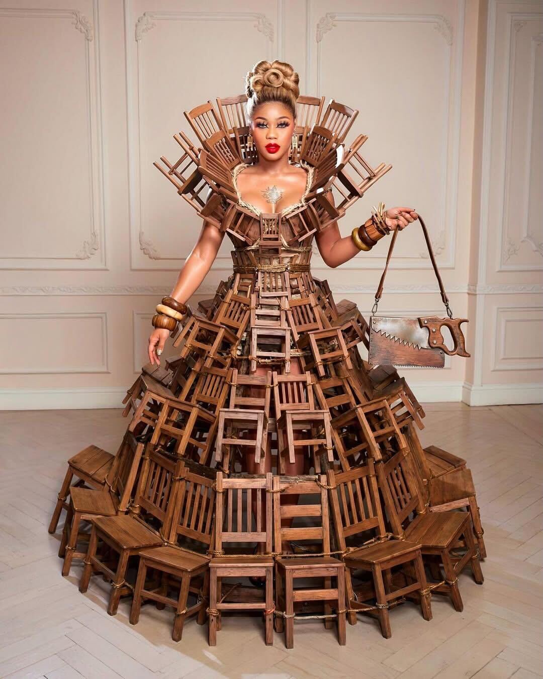 Toyin Lawani Unveils Art-Inspired Look for 2026 #MetGala