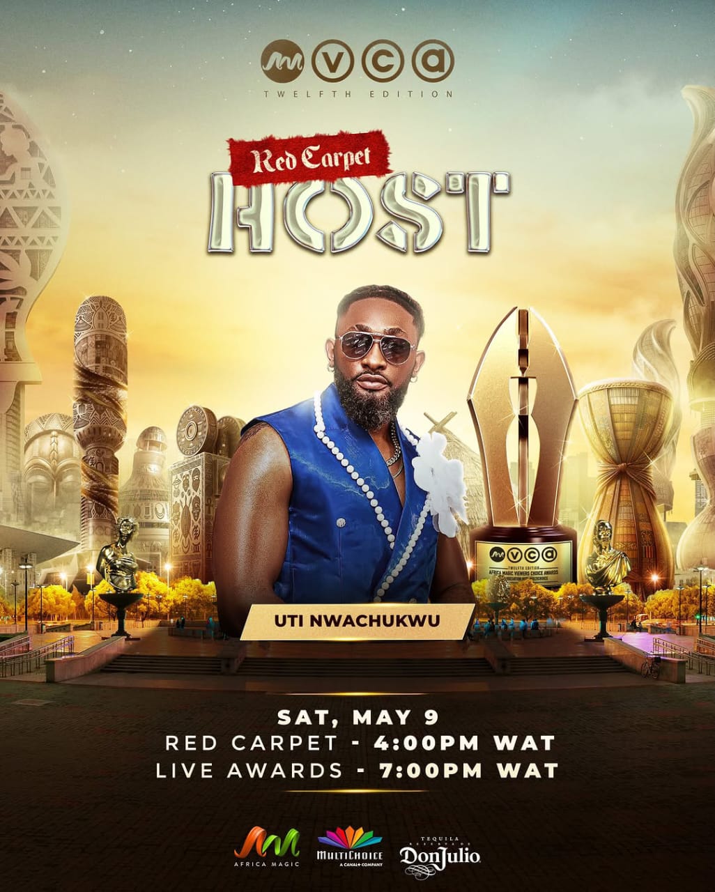 Uti Nwachukwu Celebrates Greatness at AMVCA12 Icons Night