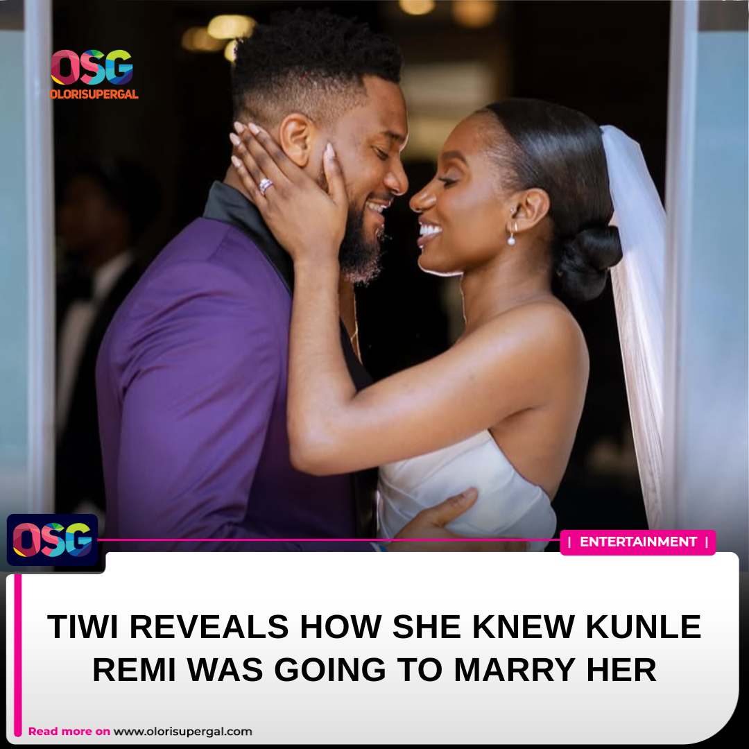 Tiwi Reveals the Exact Moment She Knew Kunle Remi Was Her Future Husband