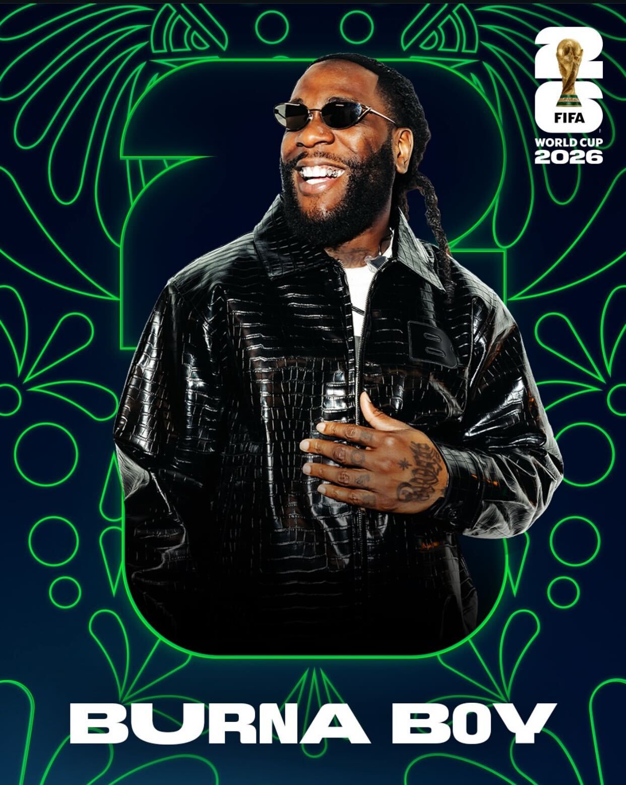 Burna Boy to Perform at FIFA World Cup Opener