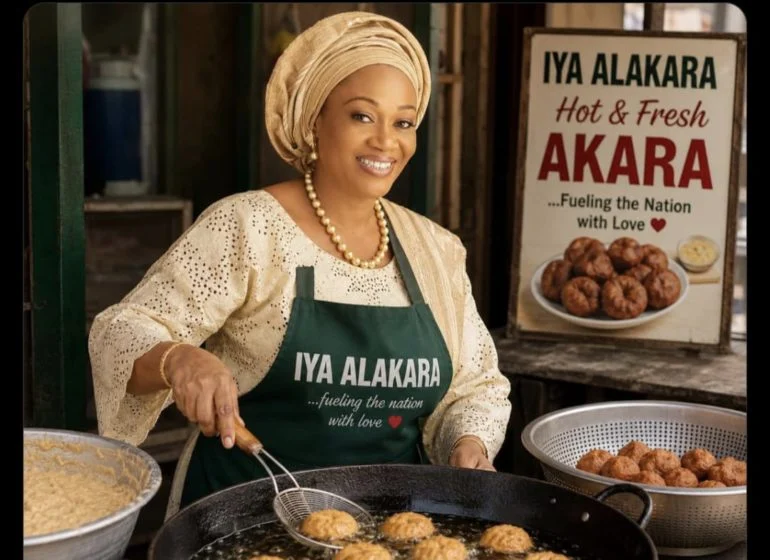 AI image of Remi Tinubu selling akara fuels fresh controversy