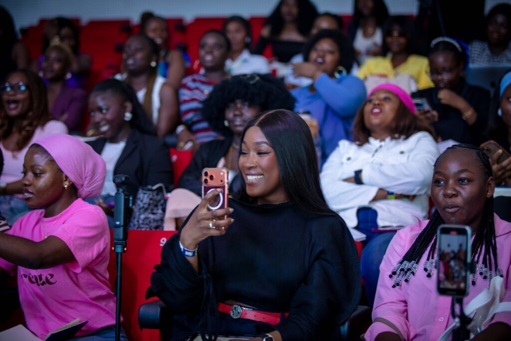 Young Nigerian creators aged 18 to 25 attend the BellaNaija Next Gen Creator House in partnership with Google Gemini.