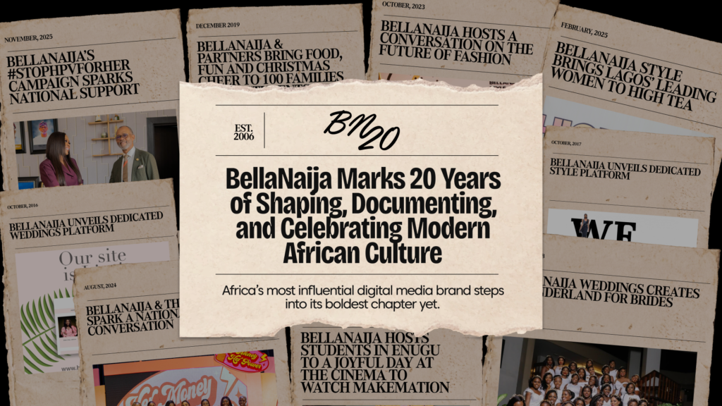 BELLANAIJA MARKS 20 YEARS OF SHAPING, DOCUMENTING, AND CELEBRATING MODERNAFRICAN CULTURE